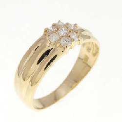 Nhẫn kim cương K18YG 0.21CT