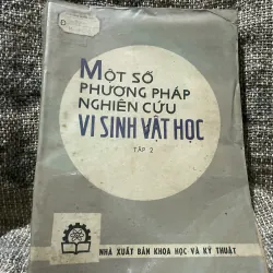 Một số phương pháp nghiên cứu sinh vật học 2 -320 trang khổ lớn;1976