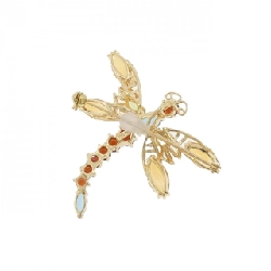 Ponte Vecchio Bướm Đá Màu Brooch 666595