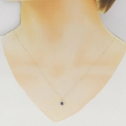 K18YG Sapphire Necklace 0.15CT - Hàng hiệu Authentic 860055