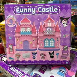 Đồ chơi nhà búp bê tòa lâu đài Kuromi có đèn và âm thanh 5807-10 Funny Castle 302166