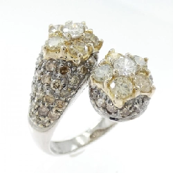 Nhẫn kim cương 750WG/750YG 0.19CT - Hàng hiệu Authentic