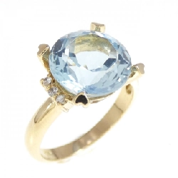 Nhẫn Blue Topaz K18YG