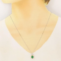 K18YG/K18WG Dây chuyền ngọc lục bảo 1.01CT - Hàng hiệu Chính hãng 859684