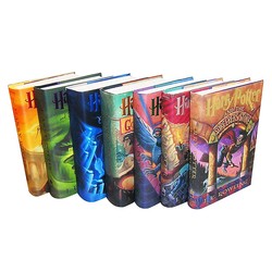 Harry Potter Boxed Set : Books # 1 to 7 - Scholastic US Version (Hardcover) (English Book) 79206