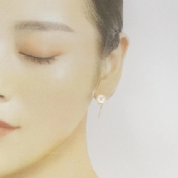 K18YG Bông tai ngọc trai Akoya 9.1mm - Hàng hiệu Chính hãng 876326