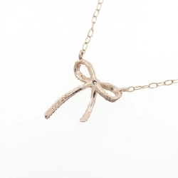 K10PG Ruy băng Dây chuyền Kim cương 0.01CT - Hàng hiệu Chính hãng 859739