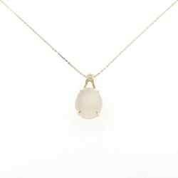 K18YG Dây chuyền đá mặt trăng 6.00CT - Hàng hiệu Chính hãng