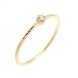 Nhẫn kim cương Solitaire K18YG 0.03CT - Hàng hiệu Chính hãng