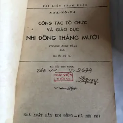 Công tác tổ chức và giáo dục nhi đồng tháng mười - NPa-Nô-Va 957400