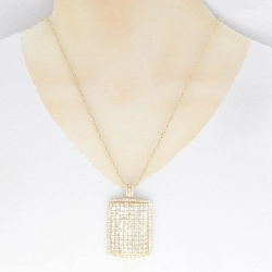 K18YG Dây chuyền kim cương 10.00CT - Hàng hiệu chính hãng 846434
