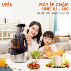 🍎 Máy ép chậm UNIE UE-580 | Ép kiệt bã 98% – Nước ép đậm vị 782728