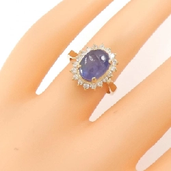 Nhẫn sao sapphire K18YG 4.15CT 672734