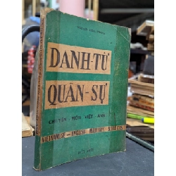 DANH TỪ QUÂN SỰ CHUYÊN MÔN VIỆT ANH - NGUYỄN HỮU TRỌNG 400166