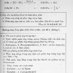 Câu hỏi giáo khoa Hóa Hữu cơ xưa (Luyện thi tú tài và Đại học) 14629