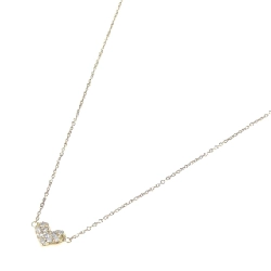 K18YG Dây chuyền kim cương hình trái tim 0.10CT - Hàng hiệu Chính hãng 863152