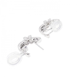 Bông tai/khuyên tai kim cương hoa K18WG 1.08CT 665594