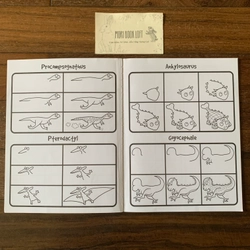Sách tô màu ngoại văn How to Draw 101 Dinosaurs, Used, rách trang cuối 532108