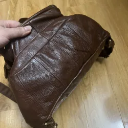 Balo nữ 28*35*10 da thật 2hand 973034