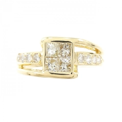 Nhẫn kim cương K18YG 0.70CT - Hàng hiệu Chính hãng 851035