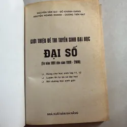 Giới thiệu đề thi tuyển sinh đại học Đại số 977767