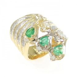 Nhẫn Emerald K18YG/K18WG 0.89CT - Hàng hiệu Chính hãng