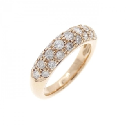 Nhẫn hồng ngọc K18PG đính kim cương 0.50CT