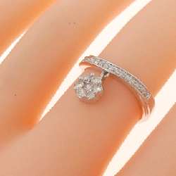 Nhẫn kim cương hoa K18WG 0.30CT 667780