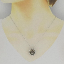 Mikimoto Ngọc trai đen dây chuyền 10.8mm - Hàng hiệu Chính hãng 840244