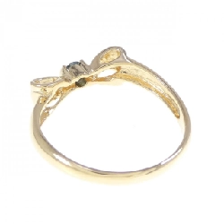 Nhẫn kim cương K18YG hình ruy băng 0.10CT 668563