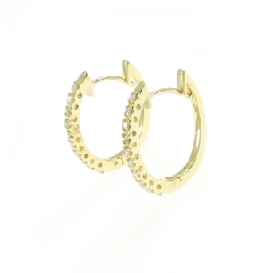 K18YG Bông tai kim cương 0.20CT - Hàng hiệu Chính hãng