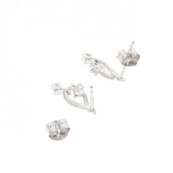 Bông tai đá màu 4゜C - Hàng hiệu Authentic 843830