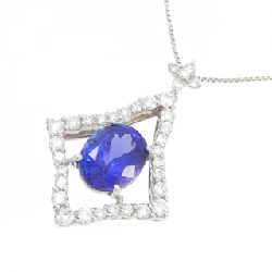 Dây chuyền Tanzanite PT900/PT850 3.48CT - Hàng hiệu Authentic 858826