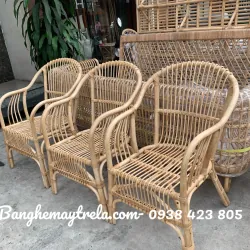 Ghế mây đơn cafe 785864