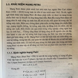MẠNG PETRI:NGUYỄN LÝ CƠ BẢN,ỨNG DỤNG TRONG HÓA HỌC CÔNG NGHIỆT,HÓA SINH 505200