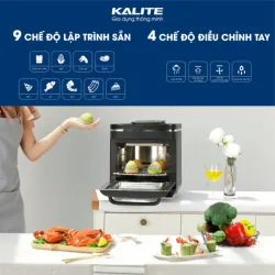 Nồi chiên hơi nước KALITE STEAM X 15 lít đa năng hấp nướng chiên 779429
