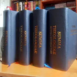 Tổng luận thần học thánh TOMA AQUINO ( Bộ 4 cuốn bìa da ,4 tiếng  Anh–Việt–Latinh–Pháp )