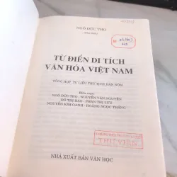 Từ điển du tích văn hoá Việt Nam - Ngô Đức Thọ  1030961