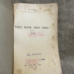 Nhãn khoa thực hành 1 - sách y khổ lớn  989723