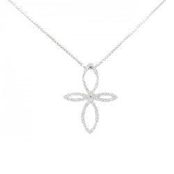 K18WG Dây chuyền kim cương 0.23CT - Hàng hiệu Chính hãng