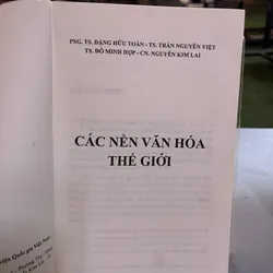 CÁC NỀN VĂN HÓA THẾ GIỚI - ĐẶNG HỮU TOÀN chủ biên 723429