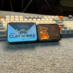 Sáp vuốt tóc của menitems bao giữ nếp, thơm, pass lại ae nào cần vì mình còn mấy hộp nữa 663533