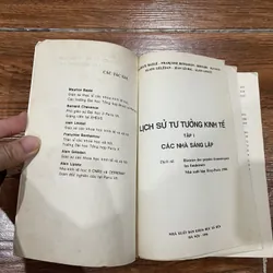 LỊCH SỬ TƯ TƯỞNG KINH TẾ bộ 2 tập -  Giáo Sư A. GÉLÉDAN chủ biên (6) 703720