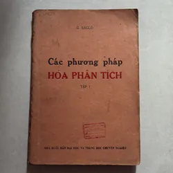 Các phương pháp Hoá phân tích Tập 1