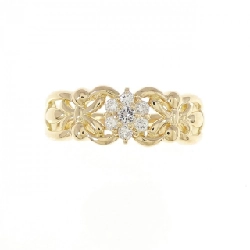 Nhẫn kim cương K18YG 0.14CT 671731