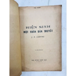 Hiện sinh một nhân bản thuyết J.P.Sartre - Thụ Nhân 127398