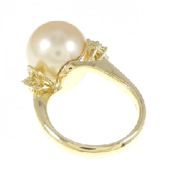 Nhẫn ngọc trai trắng K18YG 12.6mm 672147