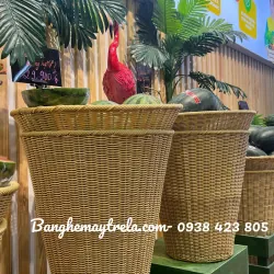 Sọt trung bày siêu thị đan dây nhựa tròn 577104