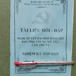 [Sách chính trị] Tài liệu hỏi đáp - Nghị quyết Đại hội Đảng bộ lần VI