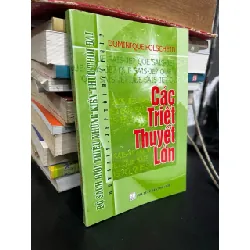Các Triết Thuyết Lớn - Dominique Folscheid 546817